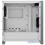 Corsair Carbide series 4000D all White ATX Chassis with Tempered glass side panel - Image 3